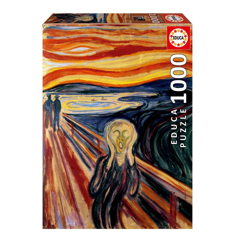Puzzle 1000 peças - O Grito, Edvard Munch - 20308 - EDUCA