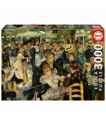 Educa puzzle 3000 peças, Dança No Moulin De La Galette, Pierre-Auguste Renoir - 20311