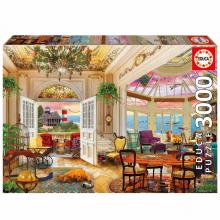 Puzzle 3000 peças, Vida à Beira-Mar - 20332 - EDUCA