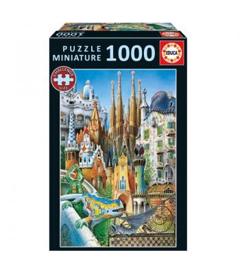 Puzzle 1000 peças miniatura, Gaudí - 20376 - Educa