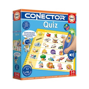 Conector Quiz Associo e Aprendo, Jogo Eléctronico - 20392 - EDUCA