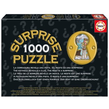 EDUCA Puzzle 1000 peças Surprise, Knights Round Table - 20396