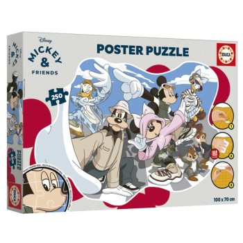 Educa Puzzle poster 250 peças, 20487 Mickey & Friends