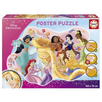 Educa Puzzle poster 250 peças - 20488 - Princesas