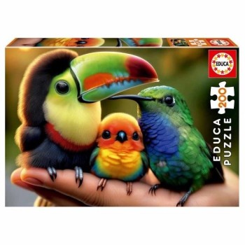 Educa Puzzle 200 Peças, Pássaros Bebés - 20497