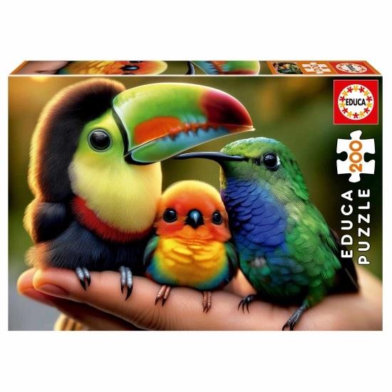 Educa Puzzle 200 Peças, Pássaros Bebés - 20497