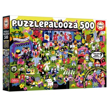 EDUCA Puzzle 500 peças - 20550 - festival de música e cultura pop