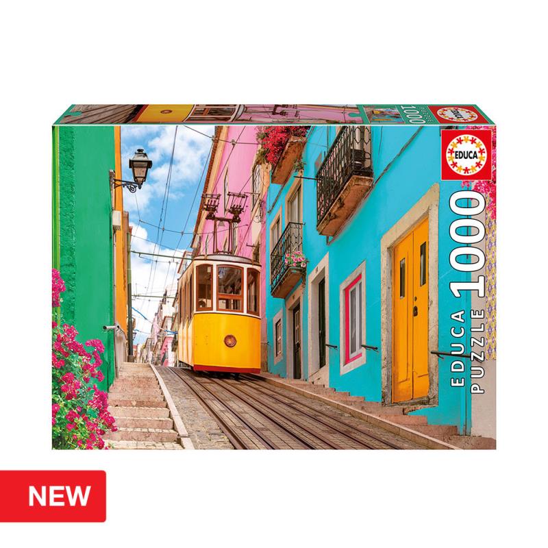 EDUCA Puzzle 1000 peças, Lisboa Colorida - 20552