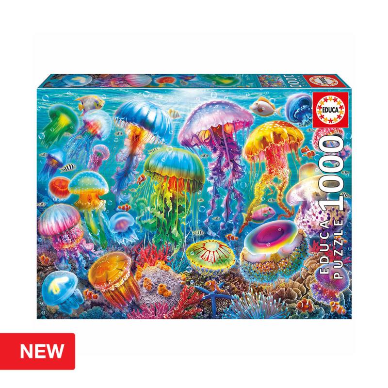 EDUCA Puzzle 1000 peças, Medusas - 20554