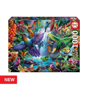 EDUCA Puzzle 1000 peças, Colibris Tropicais - 20555
