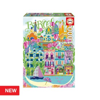 EDUCA Puzzle 1000 peças, Barcelona - 20557