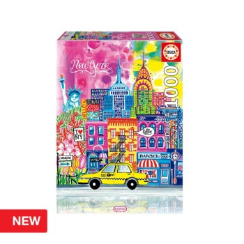EDUCA Puzzle 1000 peças, New York - 20558