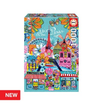 EDUCA Puzzle 1000 peças, Paris - 20559