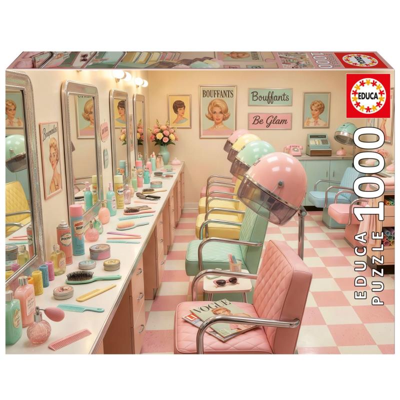 Educa Puzzle 1000 peças - 20562 - Salão Retro Glam