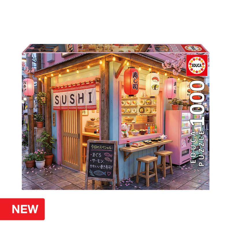 EDUCA Puzzle 1000 peças, Sushi kawaii - 20564