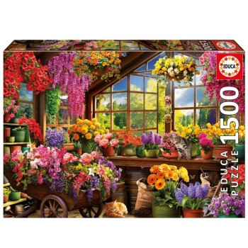 Educa Puzzle 1500 peças - 20567 - Cabana de Jardinagem