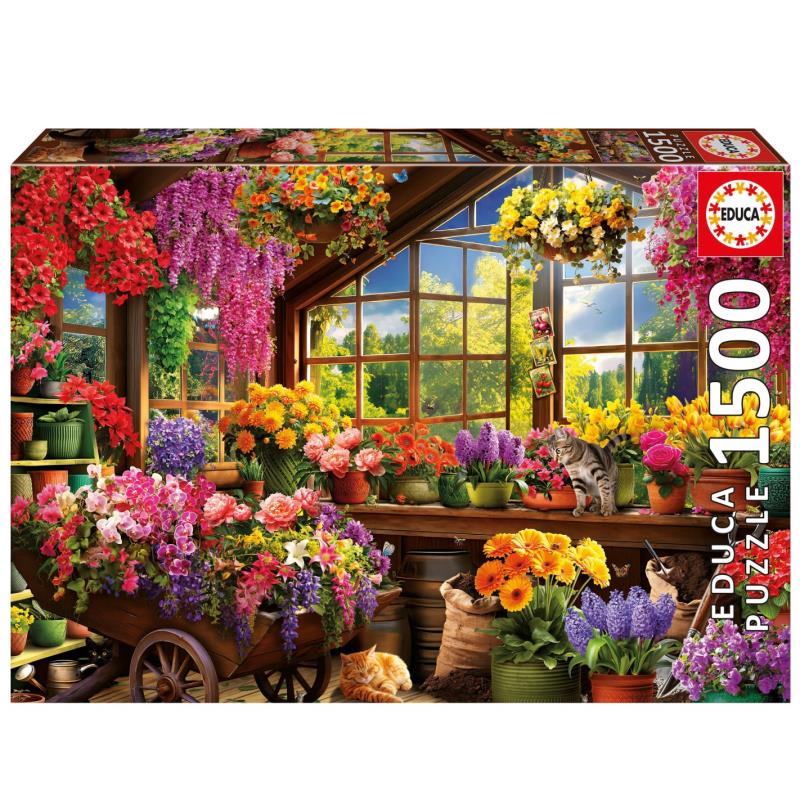 Educa Puzzle 1500 peças - 20567 - Cabana de Jardinagem