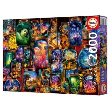 EDUCA Puzzle 2000 peças, Sonhos em Frascos - 20572