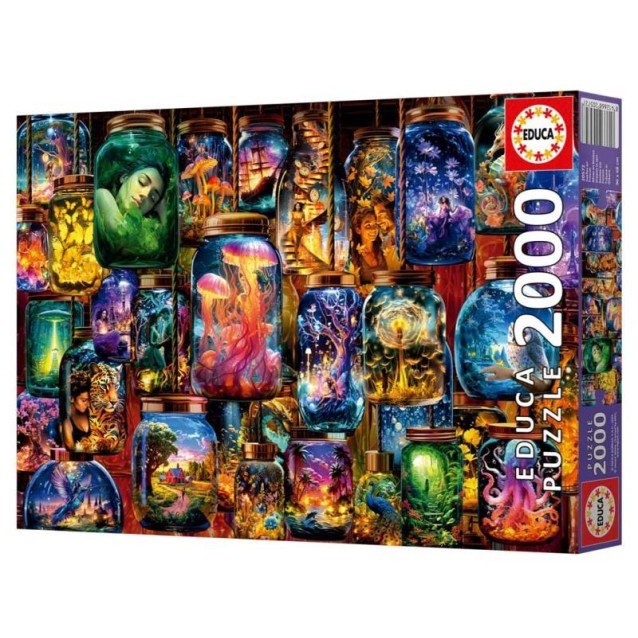 EDUCA Puzzle 2000 peças, Sonhos em Frascos - 20572