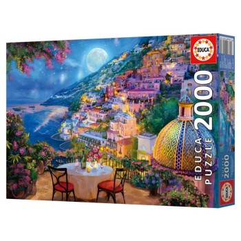 EDUCA Puzzle 2000 peças, Encontro romântico em Positano - 20573