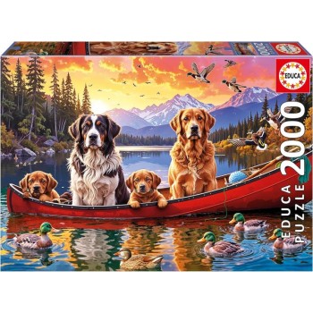 EDUCA Puzzle 2000 peças, Domingo com as crianças - 20576