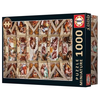 EDUCA - Puzzle 1000 peças, Capela Sistina Miniatura - 20581
