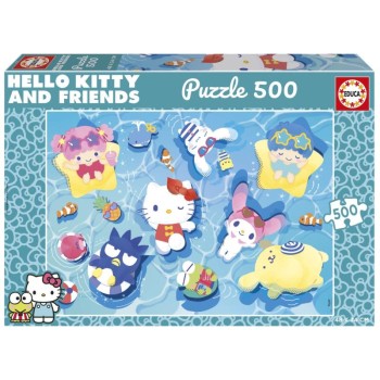 EDUCA Puzzle 500 peças - 20586 - Hello Kitty e Amigos