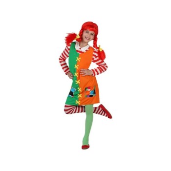 Vestido Pipi meias altas 7/9 anos - 23728 