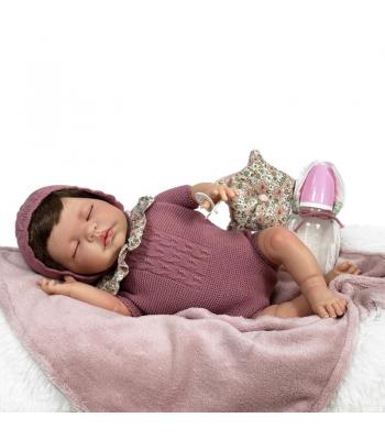 Bebé Reborn Sandra Premium de Olhos Fechados - 30254 - Nines D'Onil 