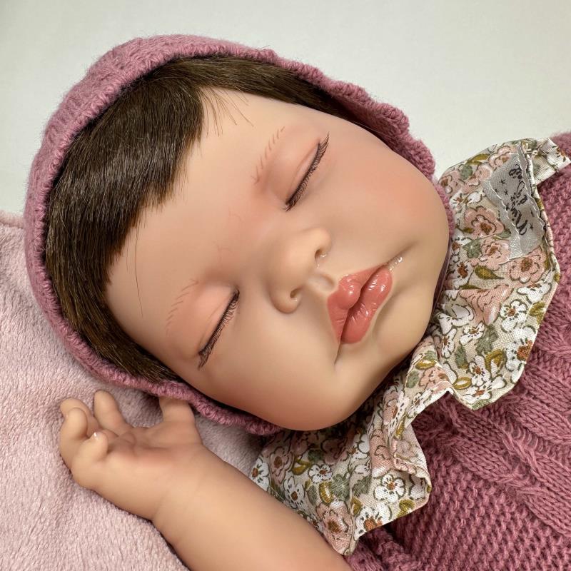 Bebé Reborn Sandra Premium de Olhos Fechados - 30254 - Nines D'Onil 