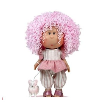 Boneca Mia com cabelo rosa - 3449 - ONIL