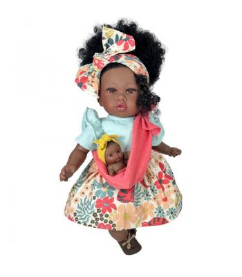 Boneca africana de 45cm - 6400 - Onil