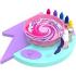 Set criativo de pintura WOW00027 Kids