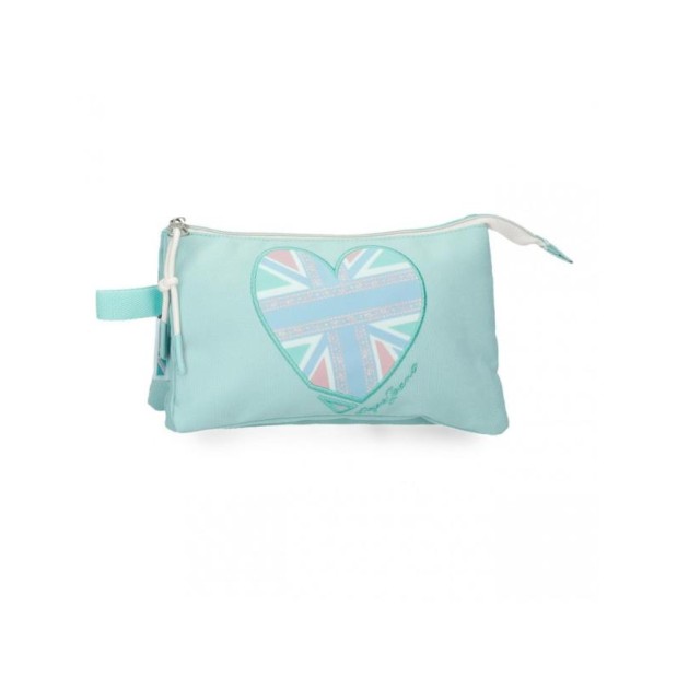 Estojo triplo Pepe Jeans, coleção Nerea - 6614321 - Joumma