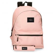 Mochila Pepe Jeans, coleção Aris em rosa - 63292C2 - Joumma