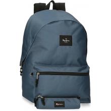 Mochila Pepe Jeans, coleção Aris em azul - 63292C1- Joumma