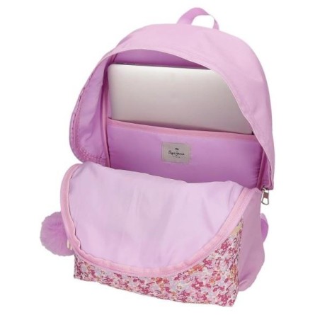 Mochila escolar adaptável Pepe Jeans, coleção Sandra - 68523D1 