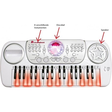 Teclado Eletrónico - 916D00041 - DeQUBE