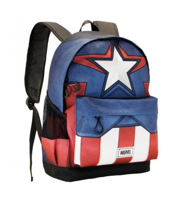 Mochila Escolar Capitão  América - 3970 - Karactermania