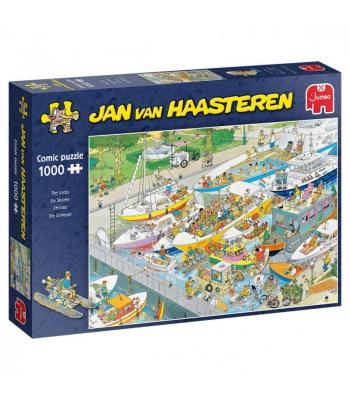 Puzzle comic 1000 peças - 19067 -  Jan van Haasteren: As fechaduras
