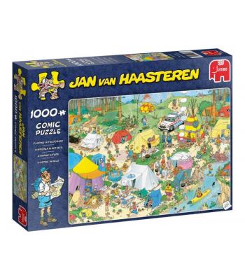 Puzzle Comic 19086 - Jan van Haasteren – Acampamento na Floresta 