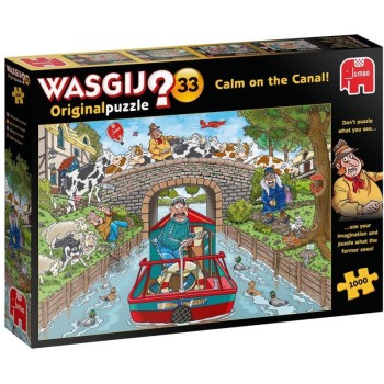 Puzzle Wasgij - 19173 - Calma no Canal - Jumbo