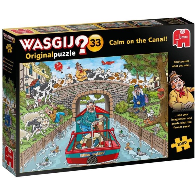 Puzzle Wasgij - 19173 - Calma no Canal - Jumbo