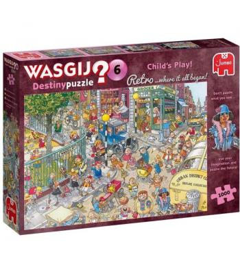 Puzzle Wasgij Retro Destiny 6 - Brincadeira de crianças - 25015 - Jumbo