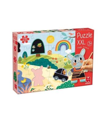 Puzzle XXL 28 peças, Desenho Mágico - 1110100493 - Goula 