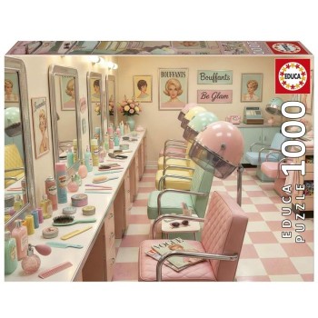 EDUCA Puzzle 1000 pecas, Salão Retro Glam - 20562