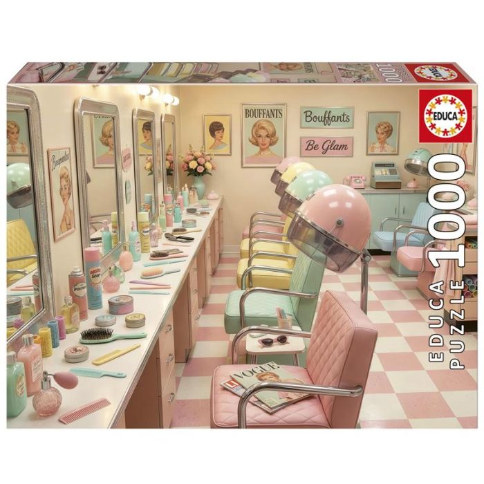 EDUCA Puzzle 1000 pecas, Salão Retro Glam - 20562