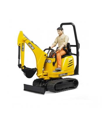 Bruder Mini Escavadora JCB com figura - 62002 