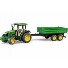 Bruder Tractor John Deere 5115M com Atrelado - 02108