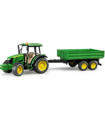 Bruder Tractor John Deere 5115M com Atrelado - 02108